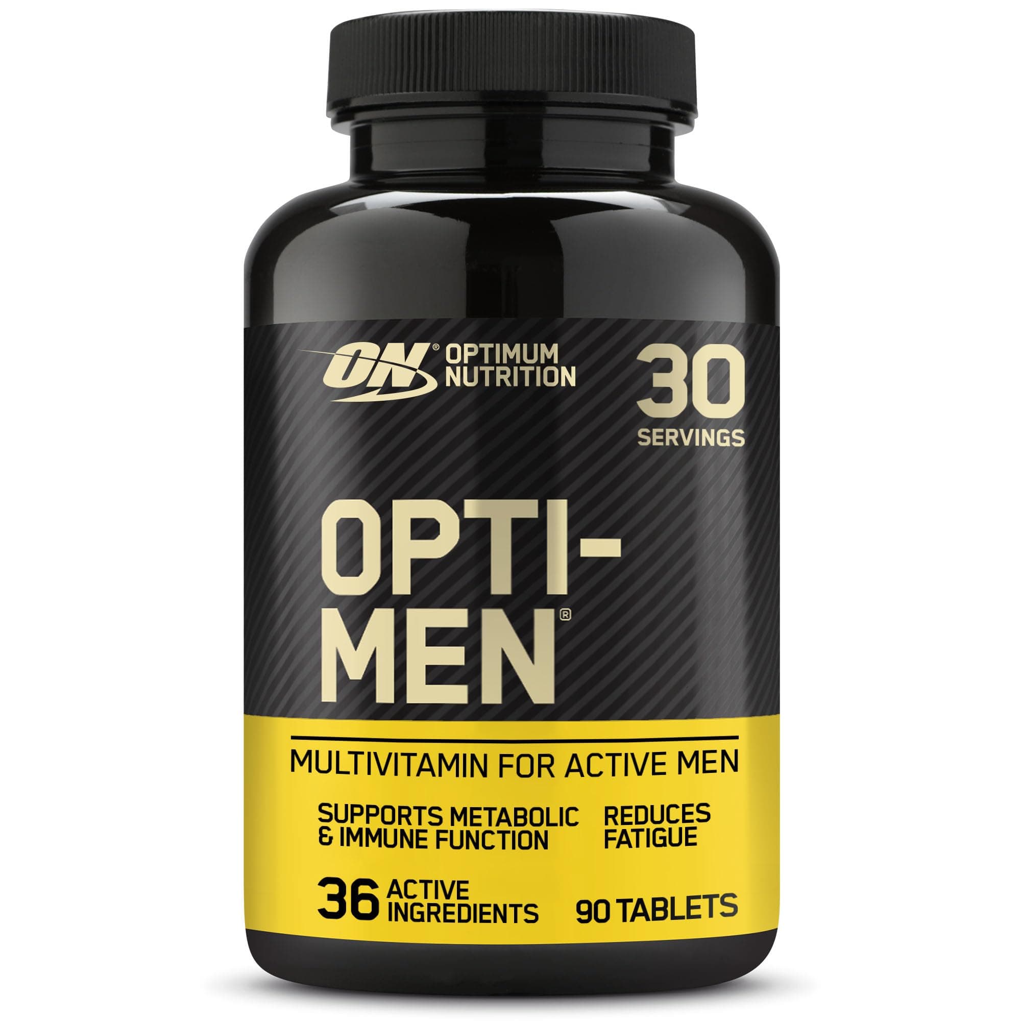 Opti-Men Multi-Vitamin Supplements for Men with Vitamin D, Vitamin C, Vitamin B6 and Amino Acids, Unflavoured, 30 Servings, 90 Capsules