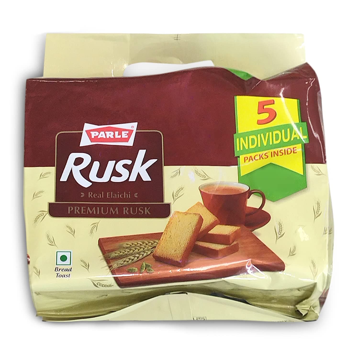 Premium Plain Rusk - Real Elaichi, 1 kg Pack