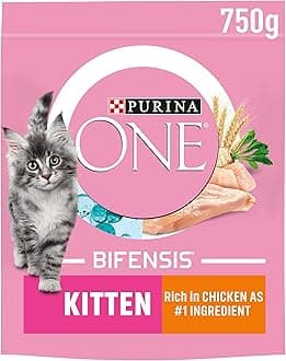 Kitten Dry Cat Food with Chicken and Wholegrain 750g