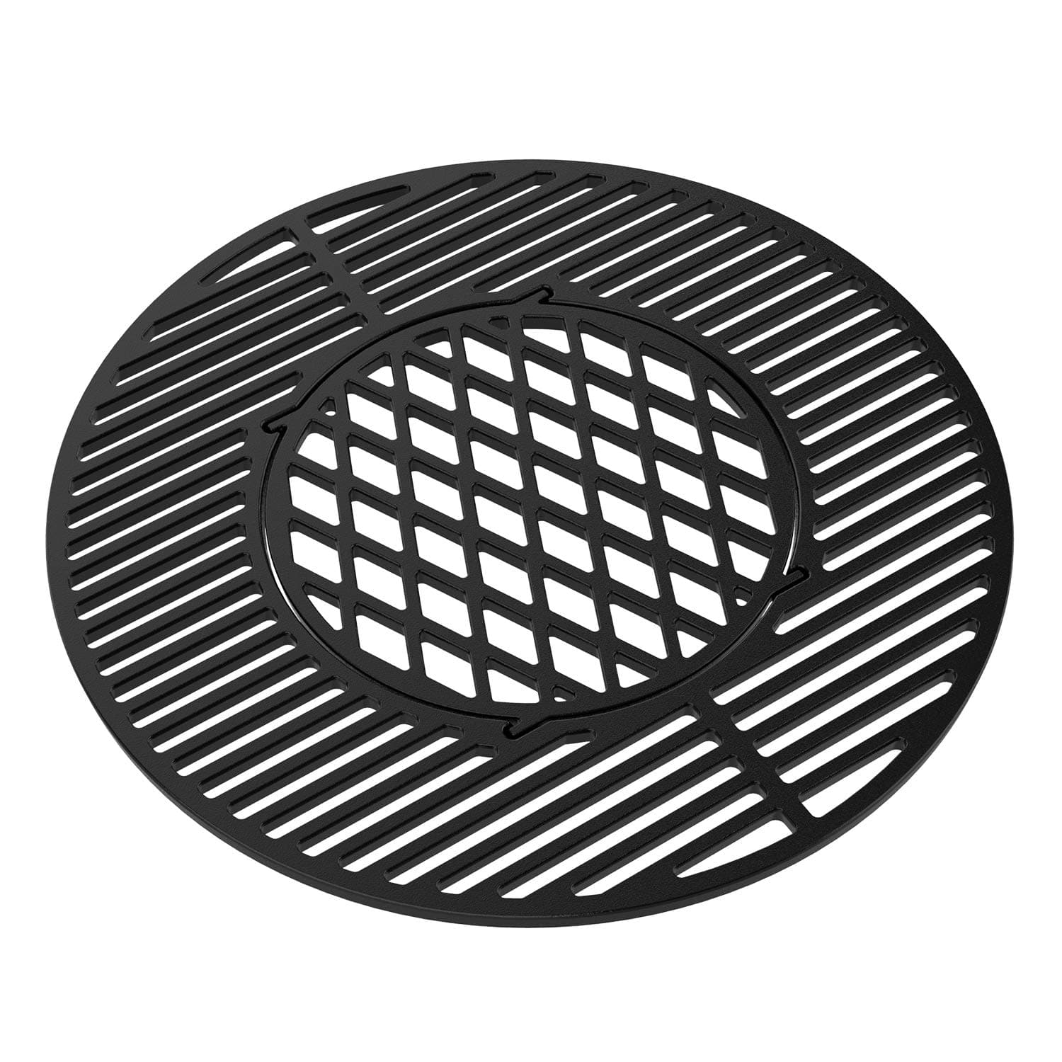 onlyfire only fire Cast Iron Grill Grate Replacement Gourmet BBQ System for Weber 22inch Kettle Charcoal Grills