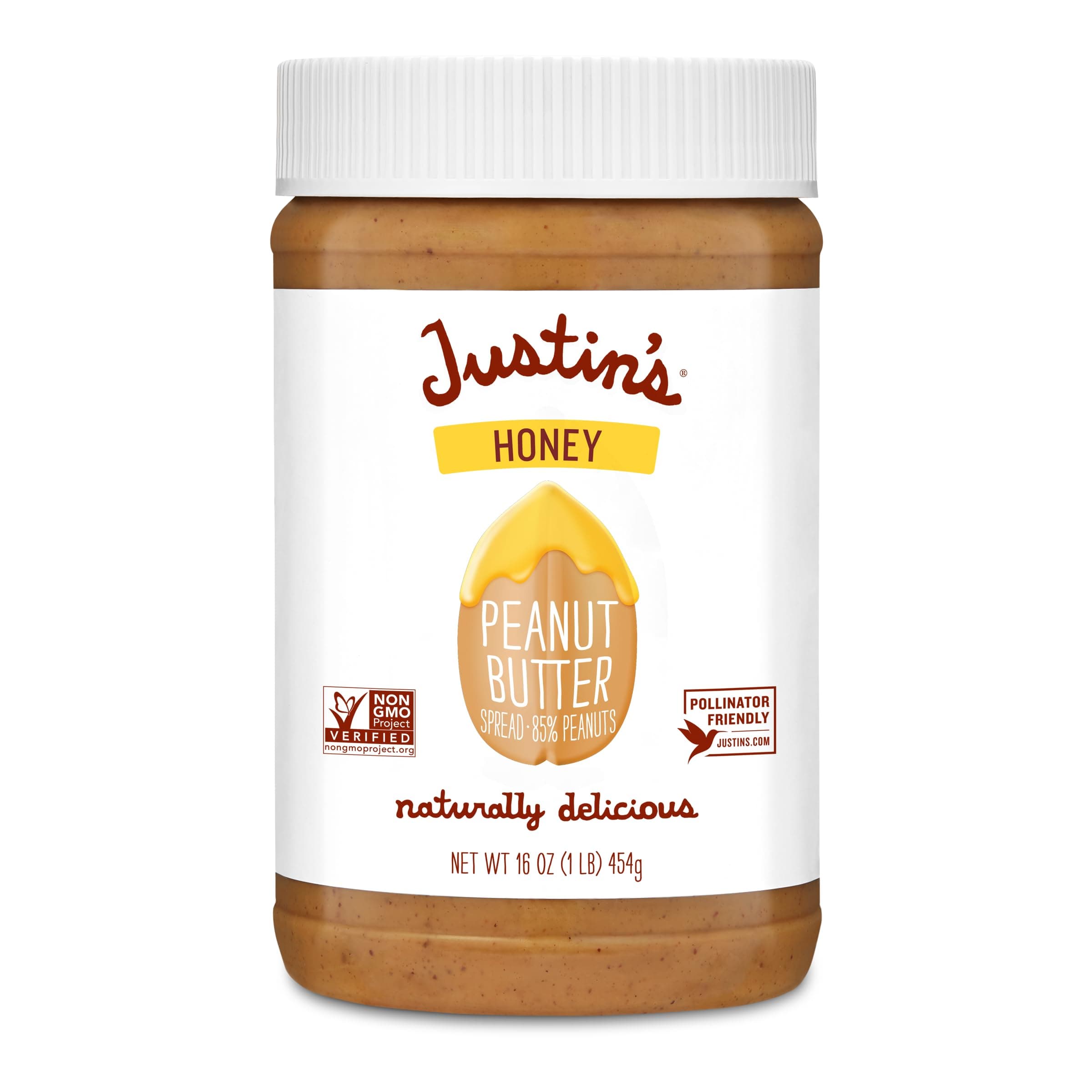 Justin's ハニー ピーナッツバター(16oz)[海外直送品]