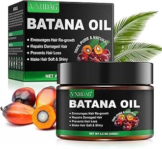 Raw Batana Oil for Hair Growth - 100% Natural Botana Oil from Honduras, Eliminate Hair Split Ends, Restores Damaged Hair and Scalp, Enhances Hair Radiance Nourishment (1 Pack 1 x 120 G)