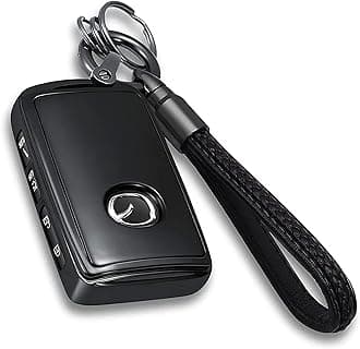– Premium TPU Key Cover with Keychain Compatible with Mazda - Full Protection Easy Installation Cover Compatible with Mazda 3 2020-2024 Hatchback Mazda CX-5 CX-9 CX-30 CX-90 CX-60 (Black)