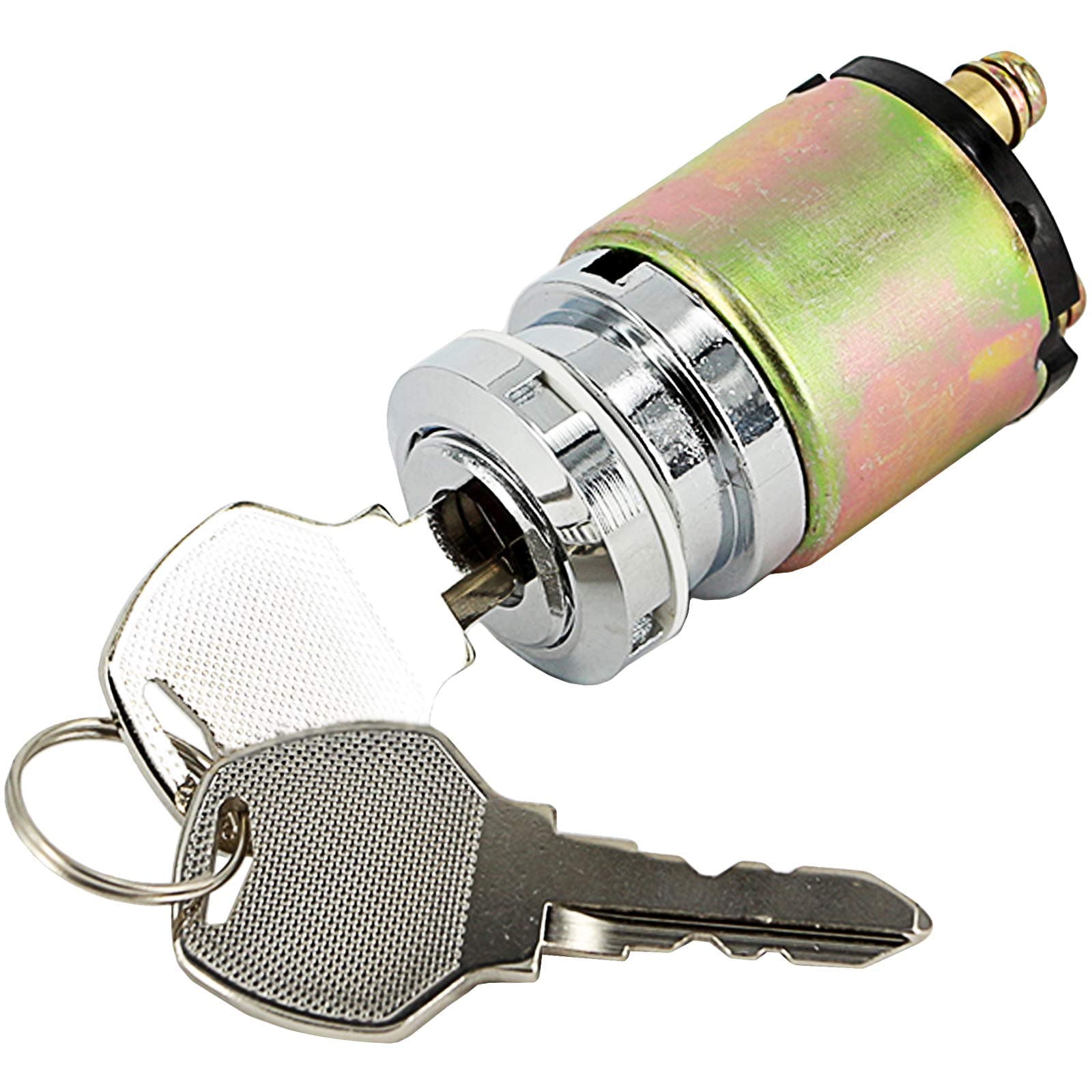 3 Position Chrome Ignition Main Switch 71425-77 for 77-Up Harley-Davidson Sportster Evolution Softail