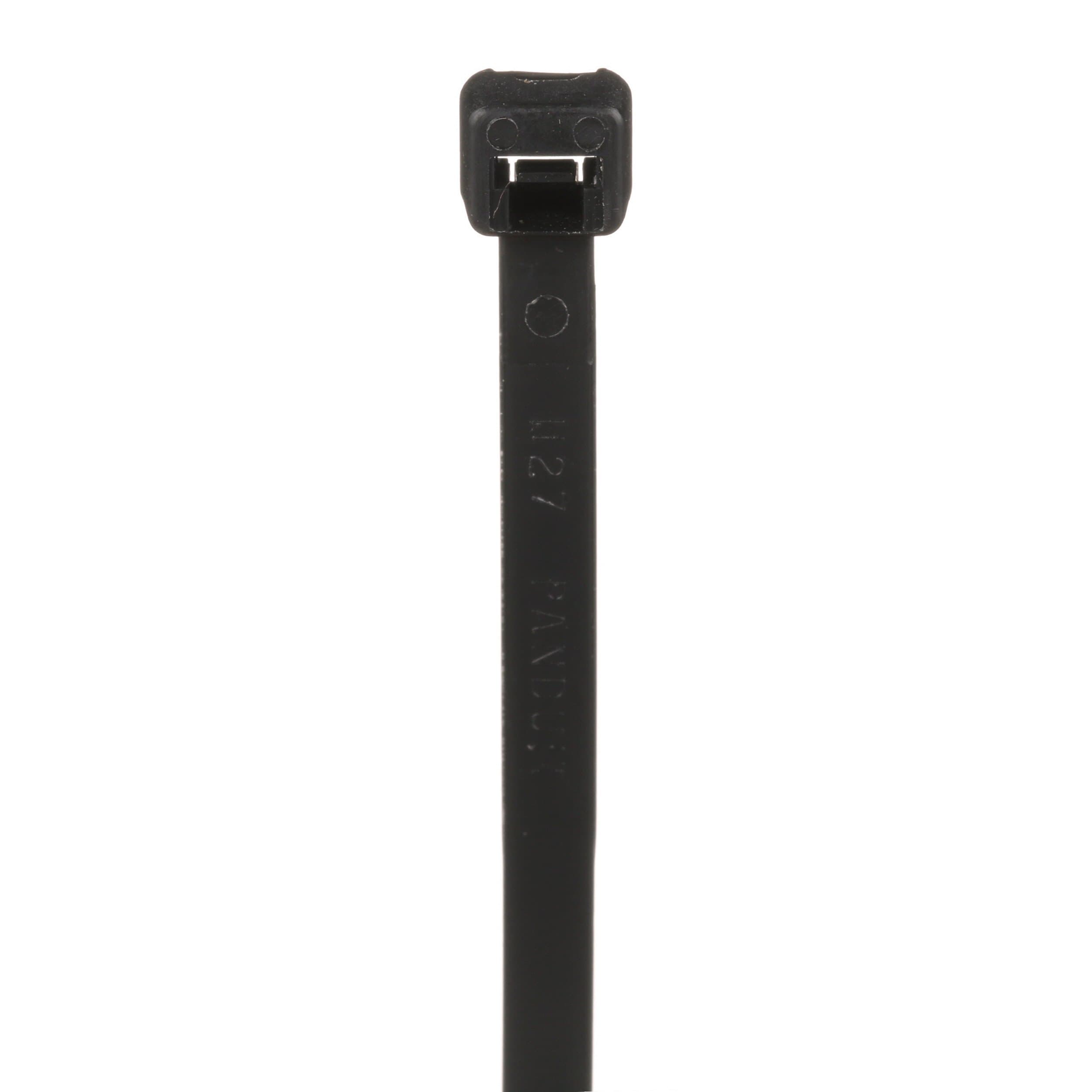 Panduit PLT1.5I-M30 Locking Cable Tie, Intermediate, Heat Stabilized Nylon 6.6, 5.6-Inch Length, Black (1,000-Pack)