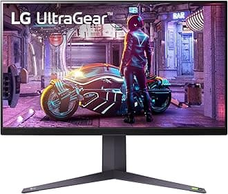 LG32GQ850 B 32” QHD 2560 x 1440 Nano IPS Gaming Monitor with 1ms Response Time and 240Hz Refresh Rate, GYNC Compatible & AMD FreeSync Premium Pro, Black, 32GQ850-B.AUS, LG32GQ850B