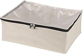 3364-1 Cotton Canvas Blanket Storage Bags | Natural, Off-White