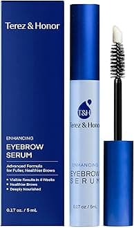 Eyebrow Growth Serum - Natural Eyebrow Serum and Enhancer for Thicker Brows and Grow Bows Faster, Longer, Fuller - 5mL