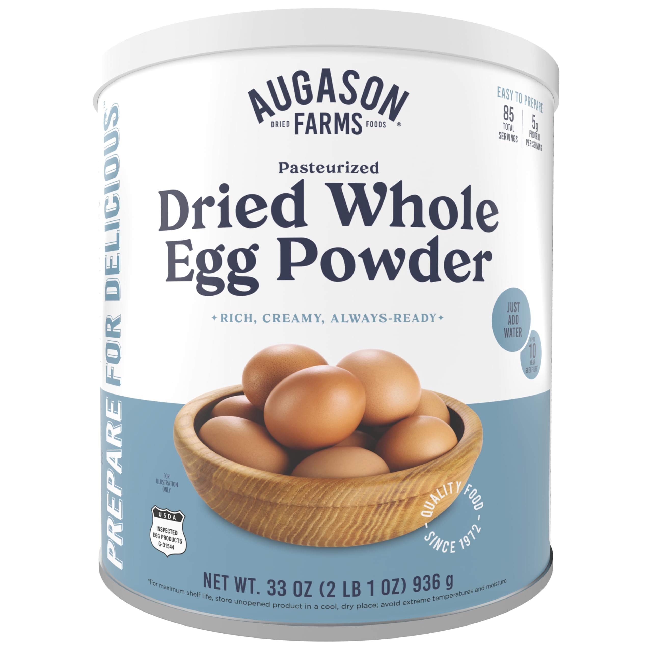Augason Farms Dried Whole Egg Product 2 lbs 1 oz (pack of 1)