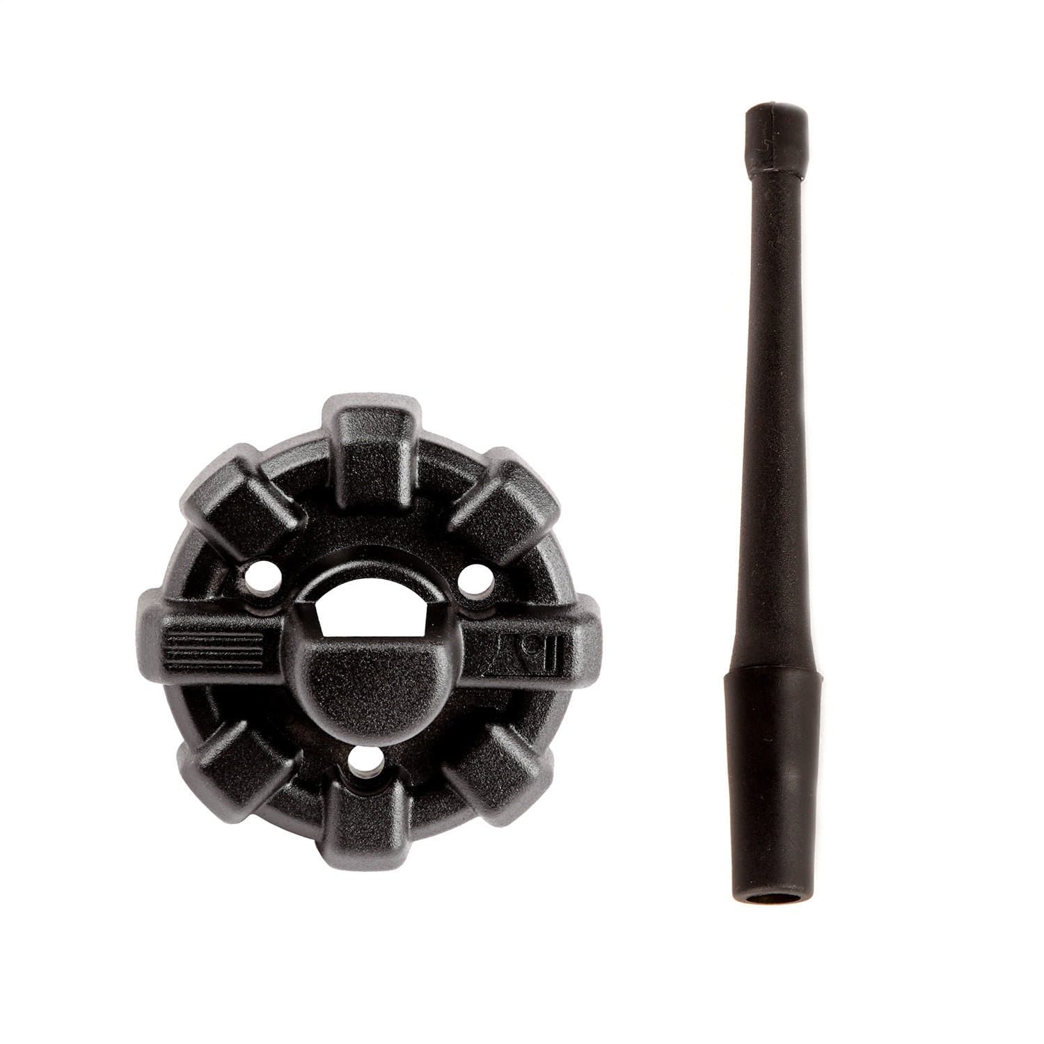 Rugged Ridge, Elite Antenna Base with 6" Reflex Antenna; 07-18 Jeep Wrangler JK/JL, 17212.41