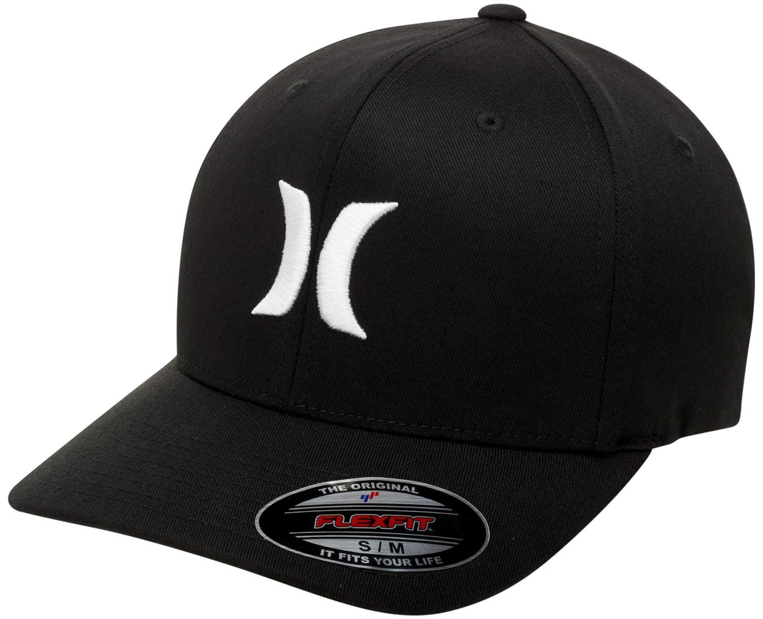 Hurley Men's One and Only Black Flexfit Hat