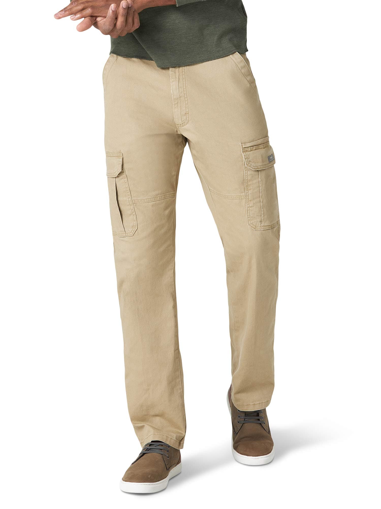 Wrangler AuthenticsMen's Relaxed Fit Stretch Cargo Pant