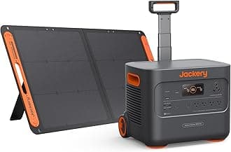 Jackery Solar Generator 3000 PRO with 100W Solar Panels, 3024Wh Power Station, Fast Charging in 2.4 Hours, Intelligent BMS, 2xPD 100W Ports for RV Outdoor Camping & Power Outages
