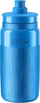 ELITE Fly 550ml Bottle (Blue, Textured) – Ultra-Lightweight Sports Drink Bottle with Push-Pull Valve