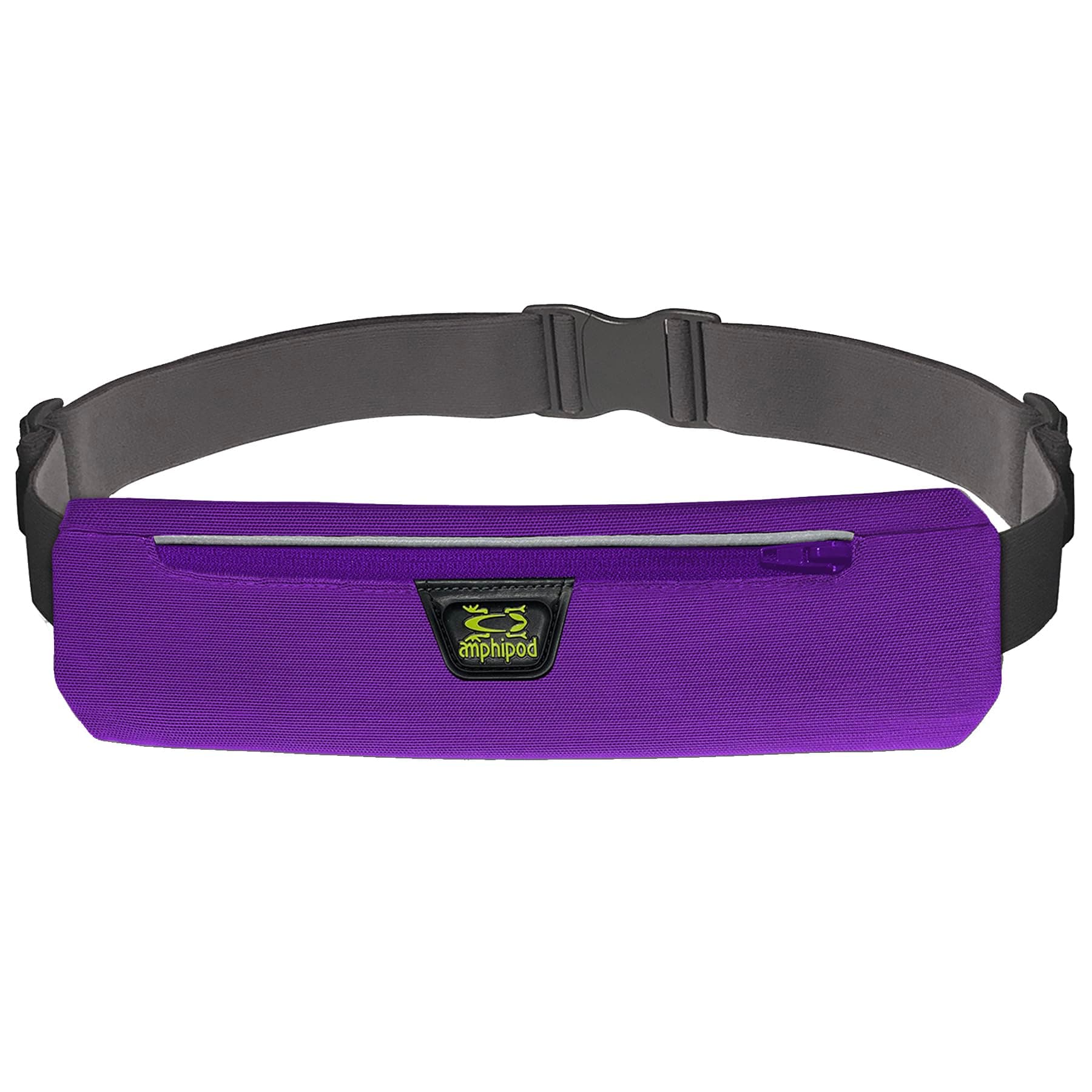 AmphipodMicroStretch Plus with Silver Reflective Belt, Purple Sapphire, One Size