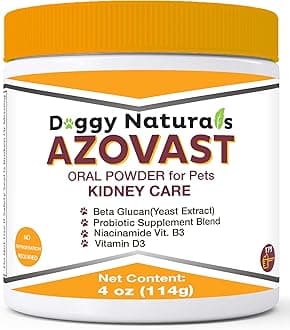 - Azovast Powder Kidney Restores & Kidney Powder for Dogs & Cats, (4 Oz) - (175 Scoop/Jar) NO Refrigeration Required - Help Support Kidney Function & Manage Renal Toxins (Made in U.S.A) (4 Oz)