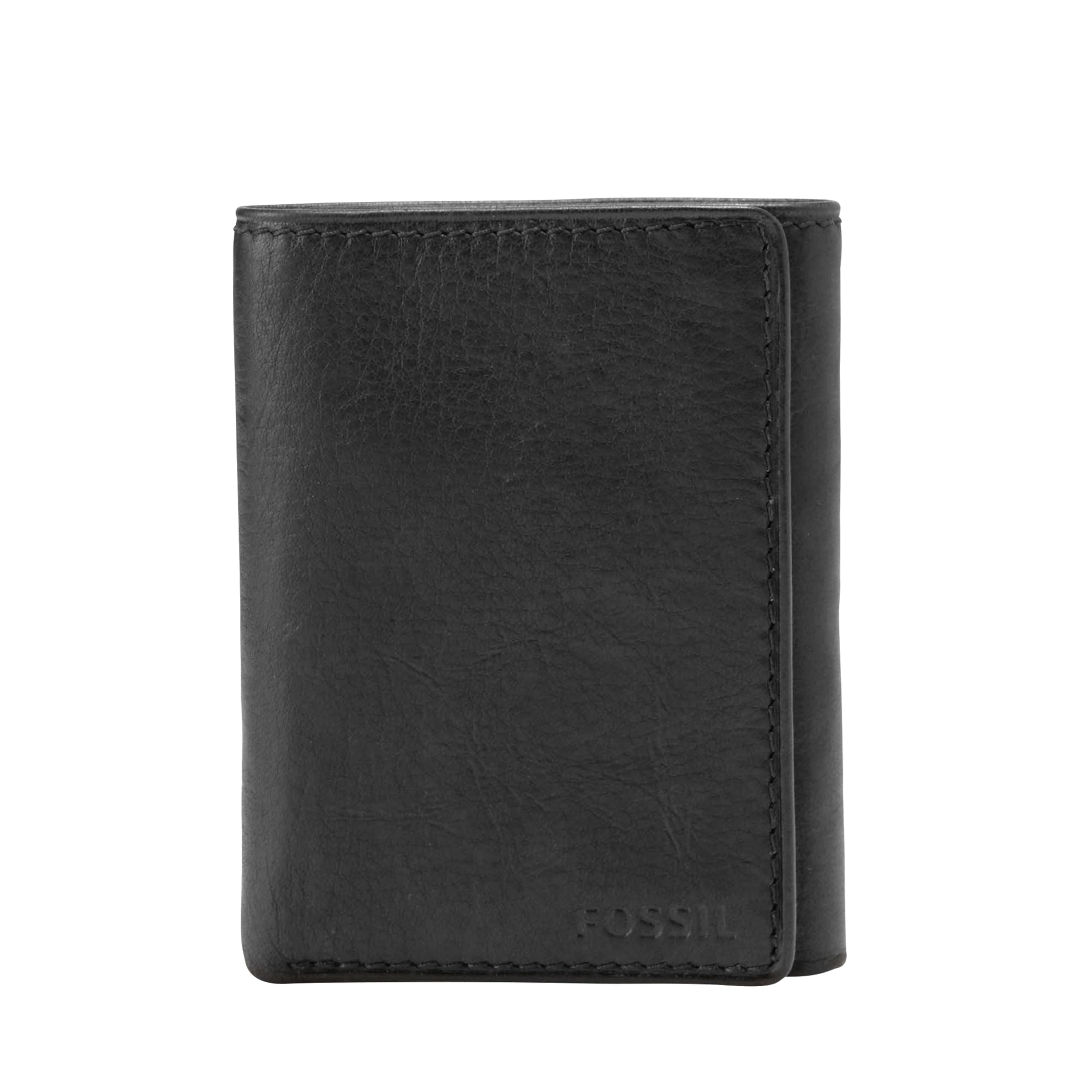 Men's Leather Trifold Wallet for Men