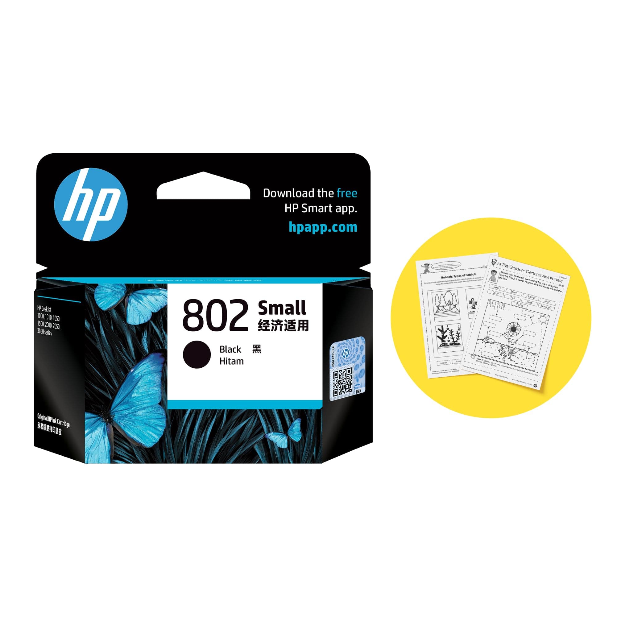 802 Small Black Original Ink Cartridge