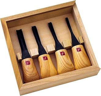 Flexcut Carving Tools, Thumbnail Ground Set, Parabolic Curve Gouges, Set of 4 (FR920)