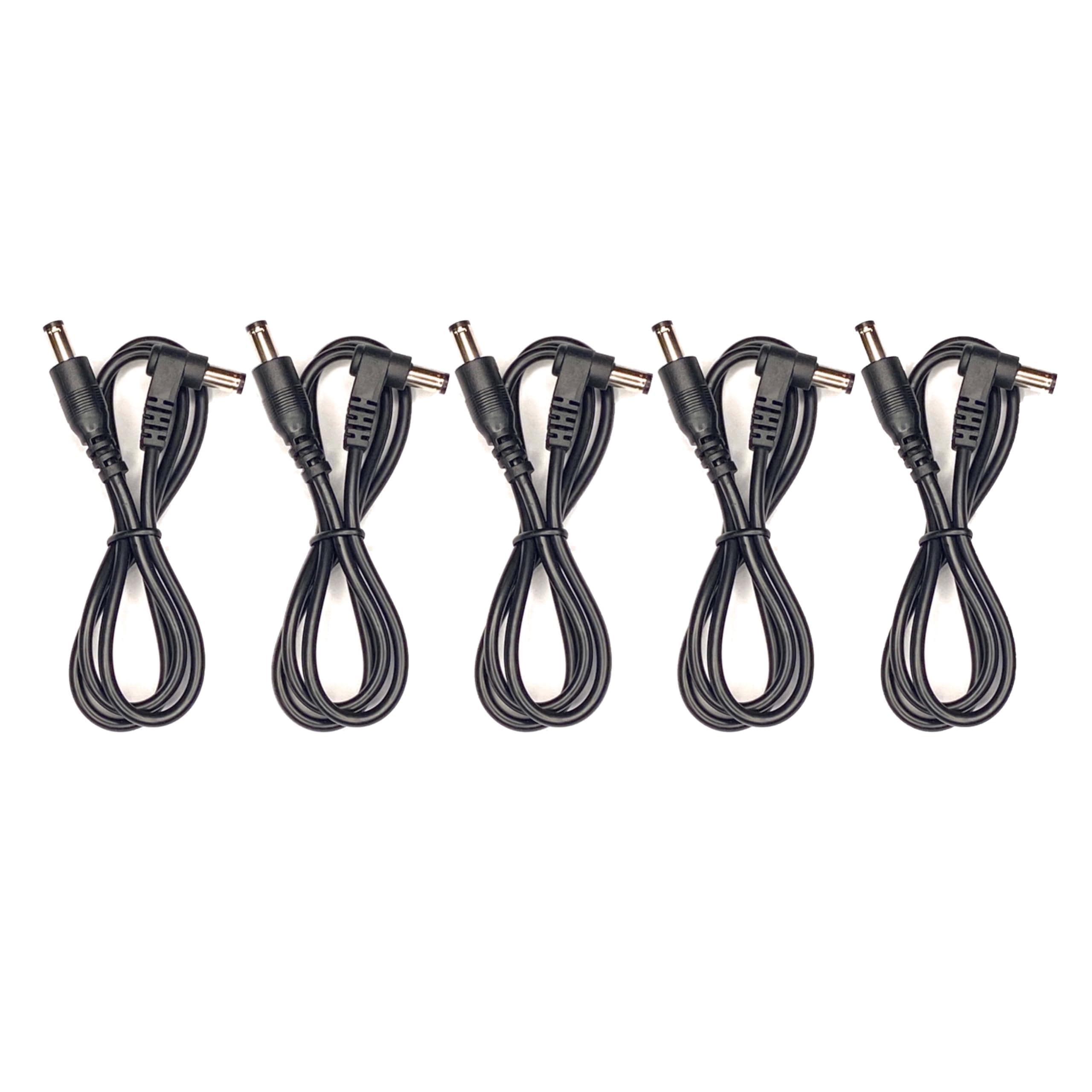 (5) Pack Effects Pedal Power Cables for Voodoo Labs ISO 5 Isolated Power Supply