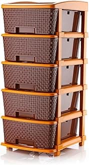 5 Xl Multipurpose Drawer Plastic Modular Chest Storage Organizer Home, Office, Parlor, School, Doctors, Home And Kids (5Xl)