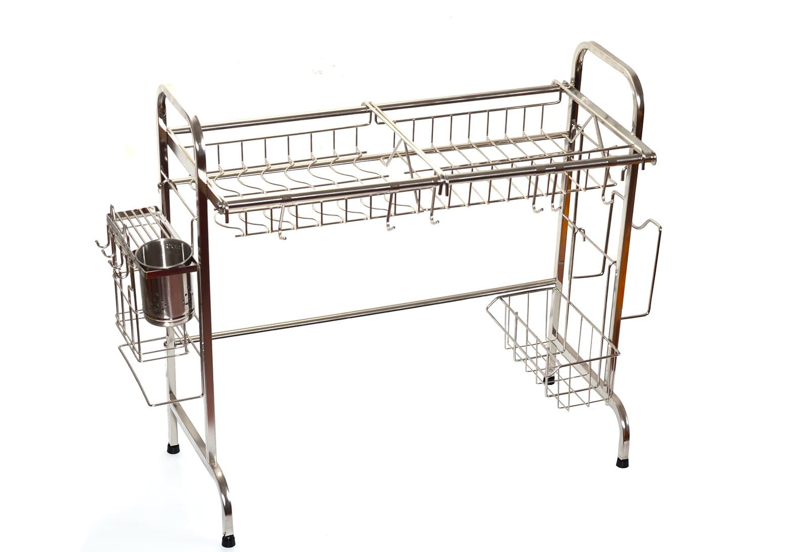 Single-Layer shelf unit for your kitchen, Dish racks drain rack kitchen racks pool tables and chopsticks drainage dish rack sink rack