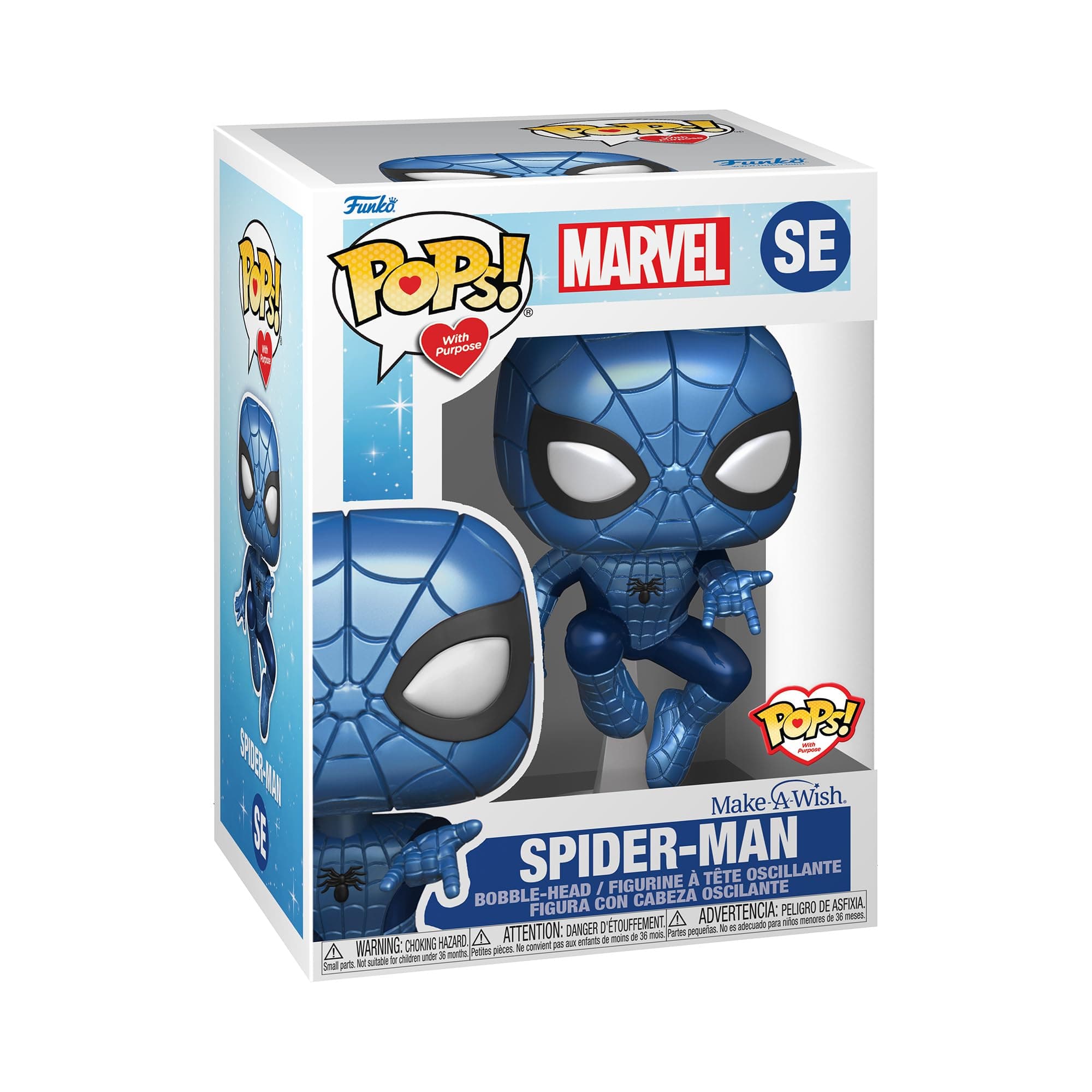 Pop Make a Wish Spider-Man Metallic Vinyl Figure