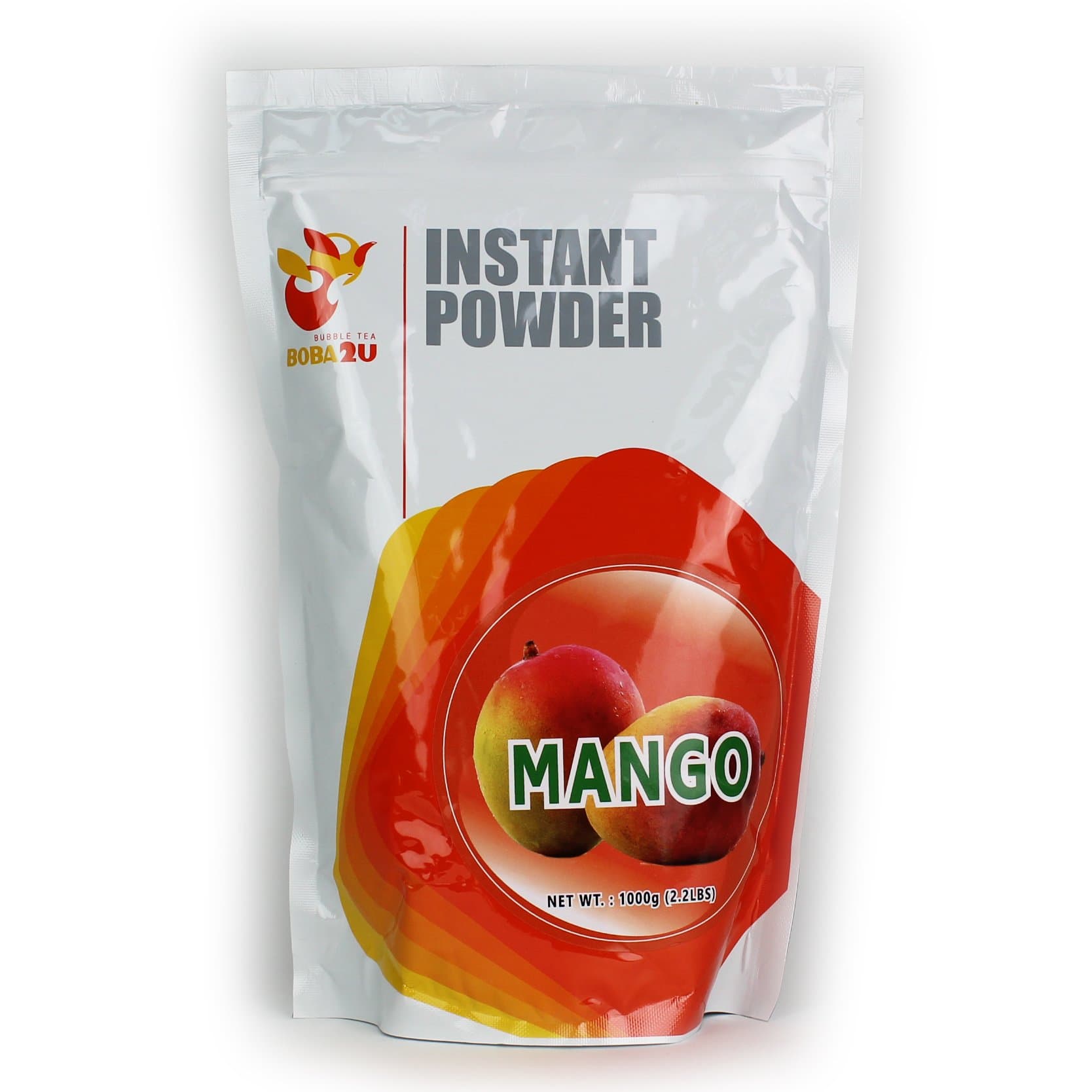 BOBA2U Bubble Tea - Instant Drink Powder (Mango) 2.2 lbs