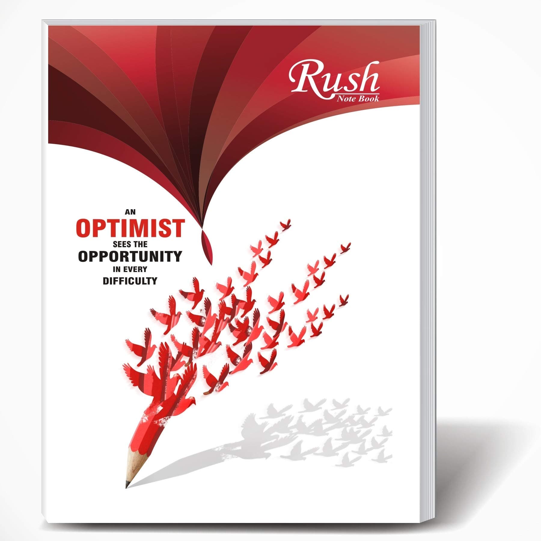 Rush 356 Pgs Premium A4 Notebook (Pack of 6) - Single Line Ruled