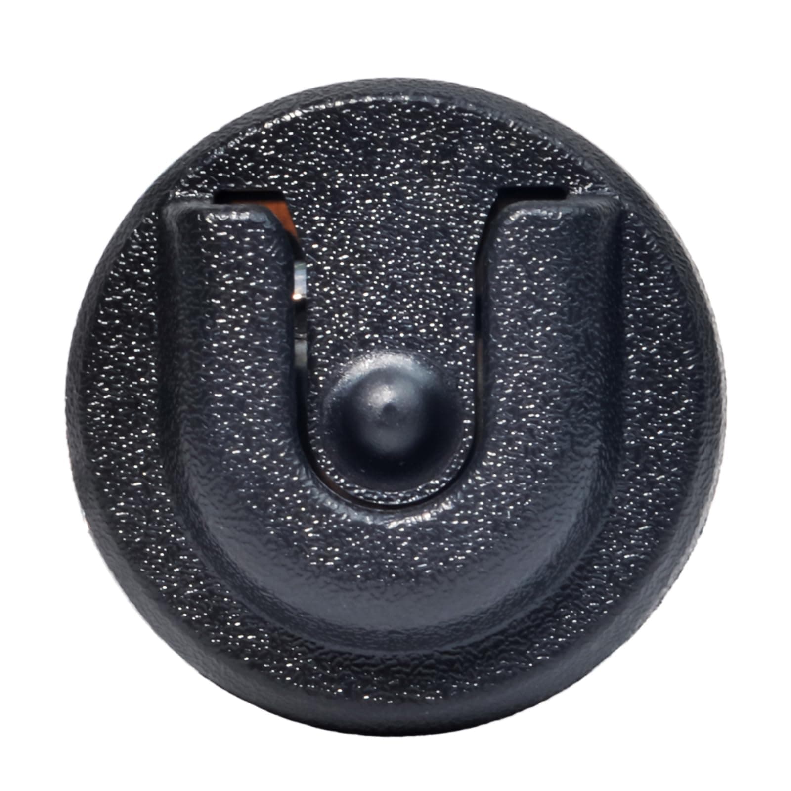 HYS Microphone Mounts for Car Radios, Microphone Mounting Clips for CB and PMR Amateur Radio, Adhesive Mounts for Hanging (Black, 1 piece)