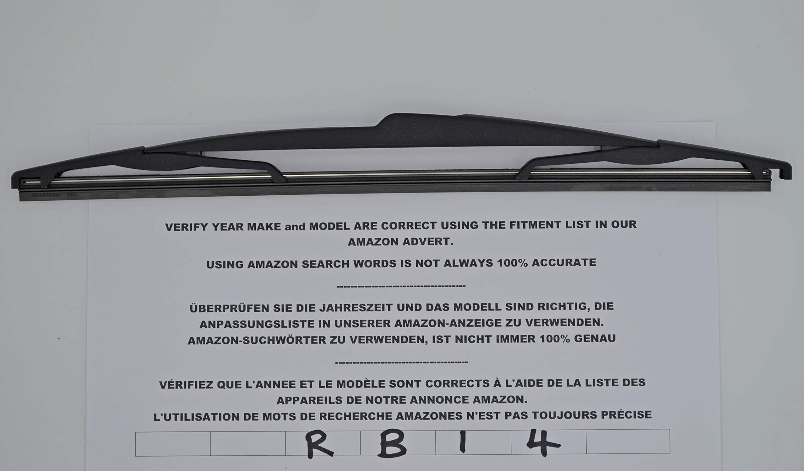 Exact fit Rear Wiper Blade RB14-for