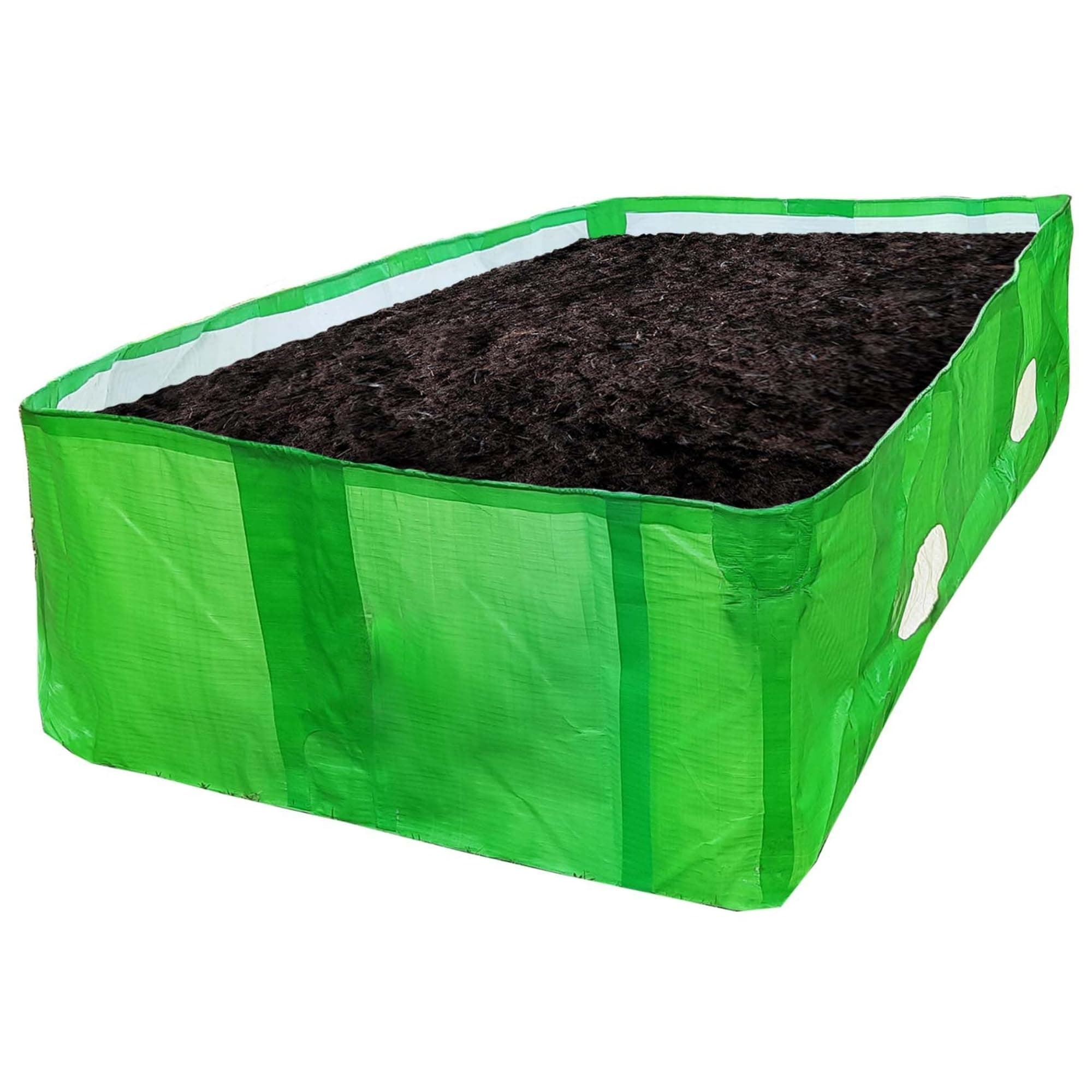 Singhal HDPE UV Stabilized Vermi Compost Bed, 100% Virgin Quality Material, Green and White, Vermibed Agro Vermicompost Bed (Vermi Bed), Agro Vermi Compost Making Bed (400 GSM, 12x4x2 Ft)