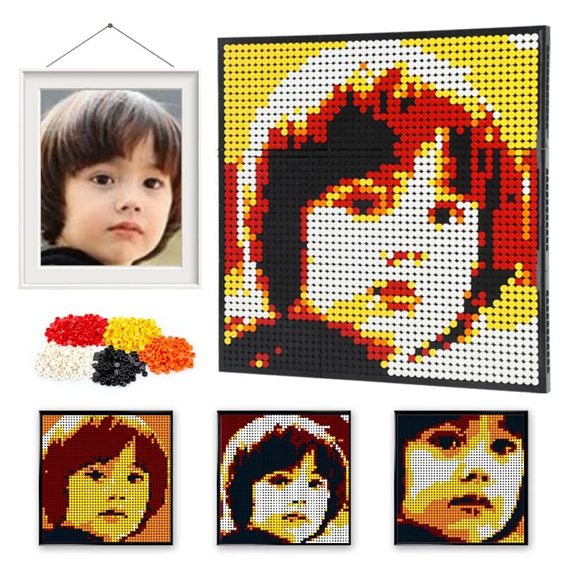 Personalized Mosaic Portrait(Energetic)