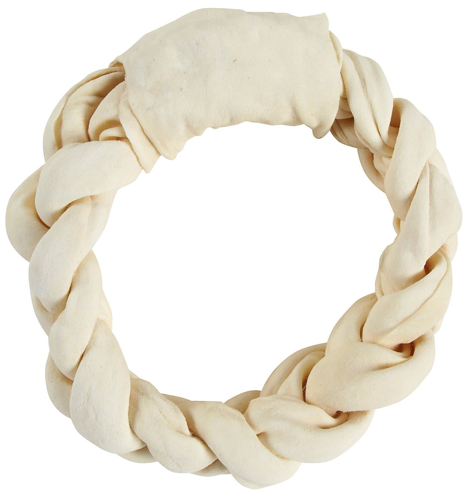 8" Chunky Chew Natural Braided Ring Shr/Decal