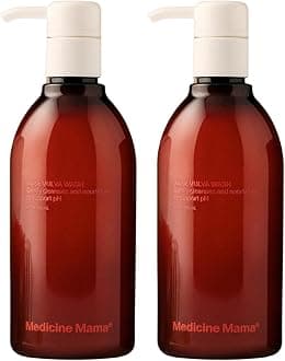 Medicine Mama's Apothecary Vmagic Gentle Feminine Wash pH Balanced to Cleanse and Rejuvenate Intimate Skin with Chamomile, Collagen, Vitamin E and Sage – Hormone Free — 8 oz, 2-Pack