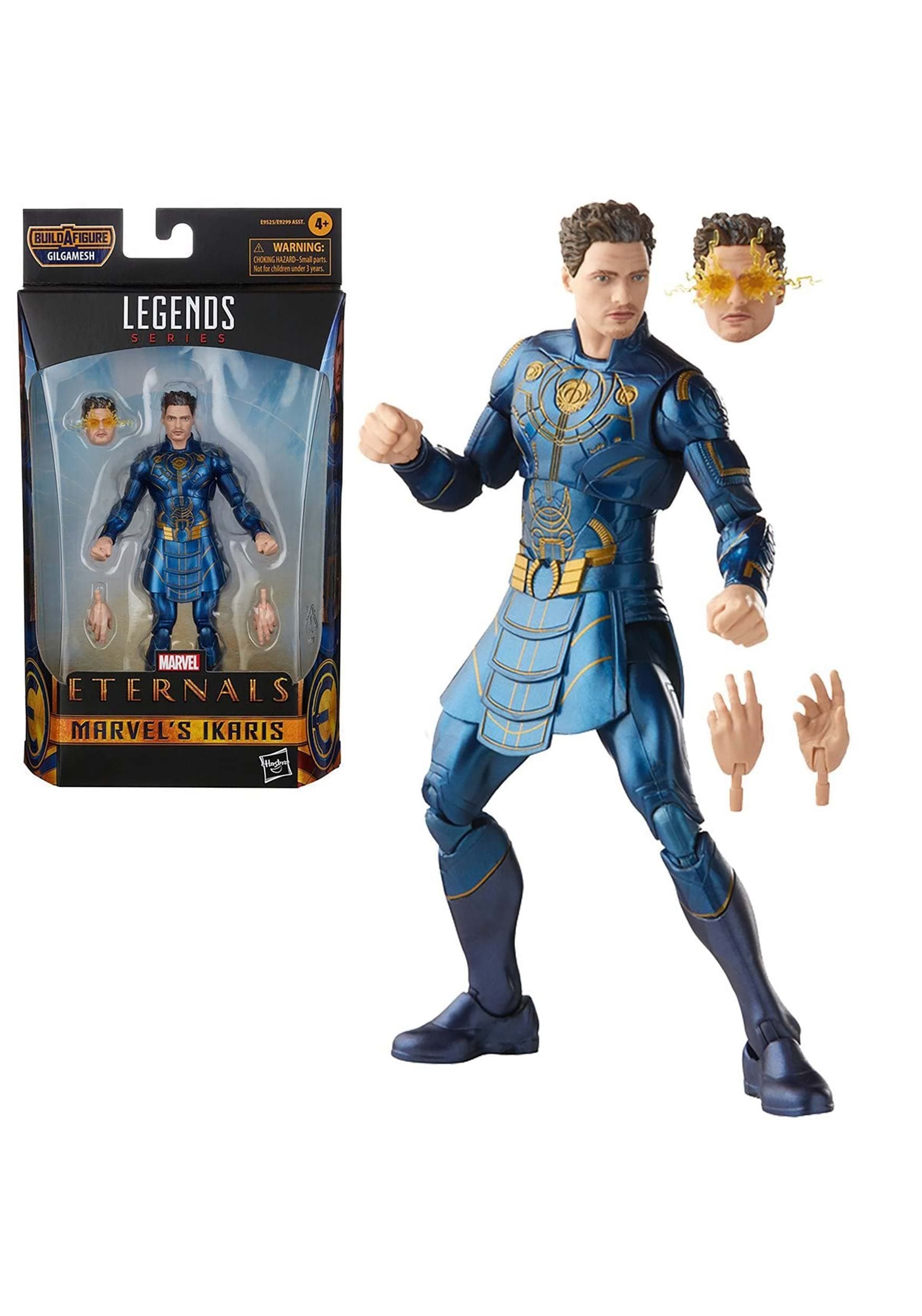 Marvel Hasbro Legends Series The Eternals 6-Inch Action Figure Toy Ikaris, Includes 3 Accessories, Ages 4 and Up