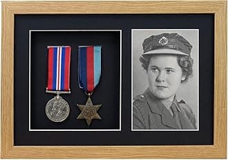 Medal 3D Deep Medal Box Frame With 6×4 inch Photo For War, Military and Sports Medals