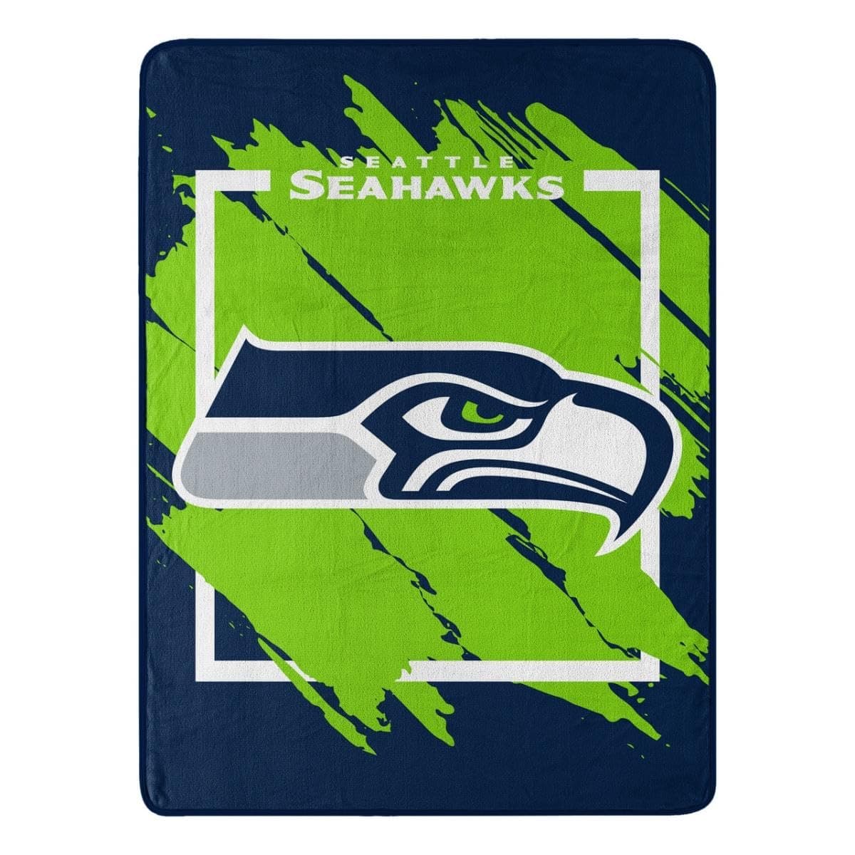 NORTHWEST ENTERPRISES NFL 46x60 Dimensional Design Micro Raschel Throw Blanket (Seattle Seahawks)
