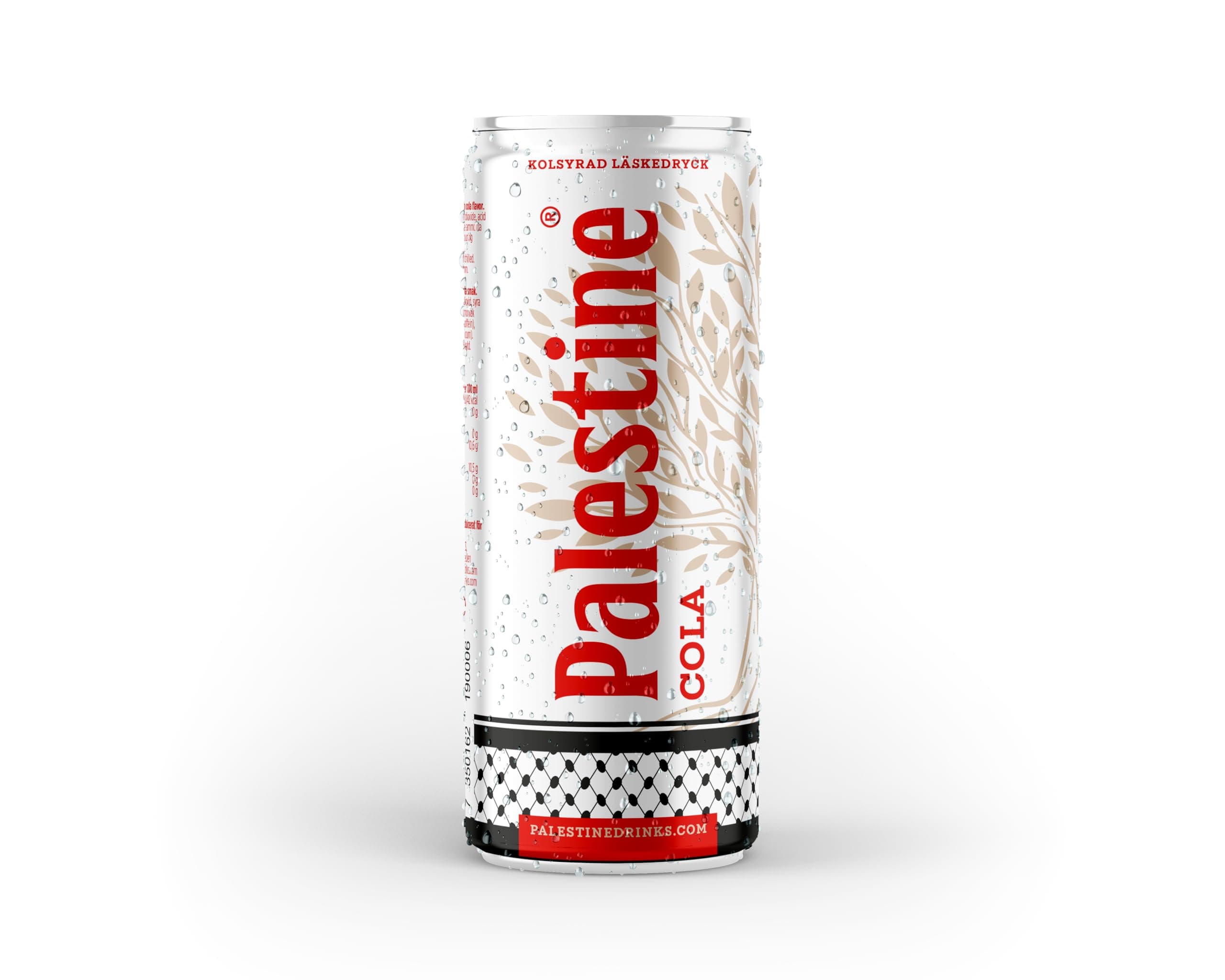 Palestine Cola Carbonated Soft Drink, 330ml Can, 24-Pack