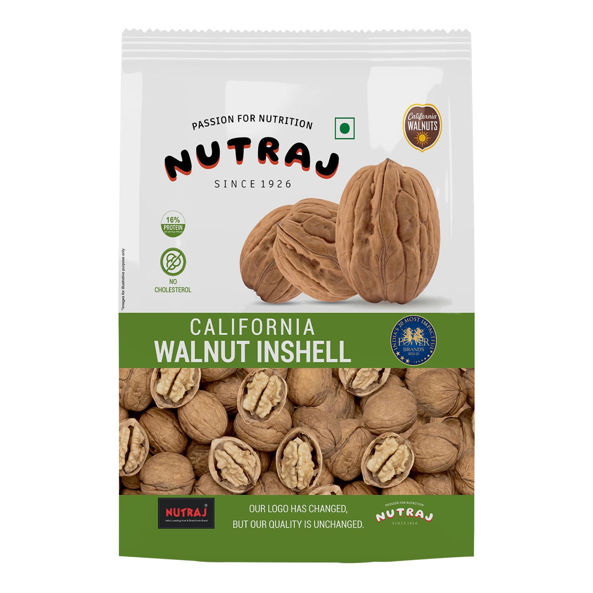 Nutraj California Inshell Walnuts,Raw 1000g