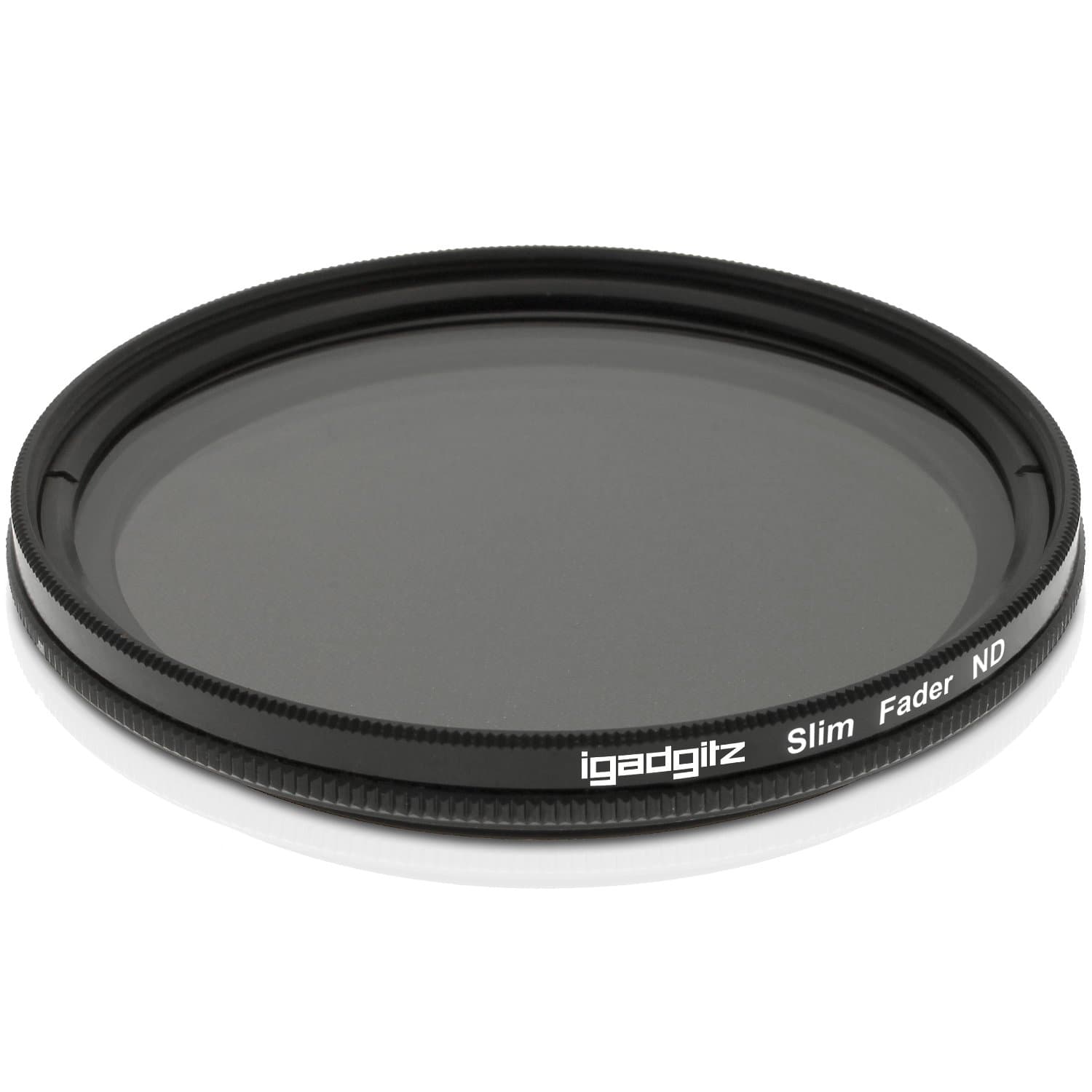 iGadgitz Xtra 77mm Glass Multi-Coated Adjustable Neutral Density ND Lens Fader Filter ND2 to ND400 for SLR & DSLR Cameras