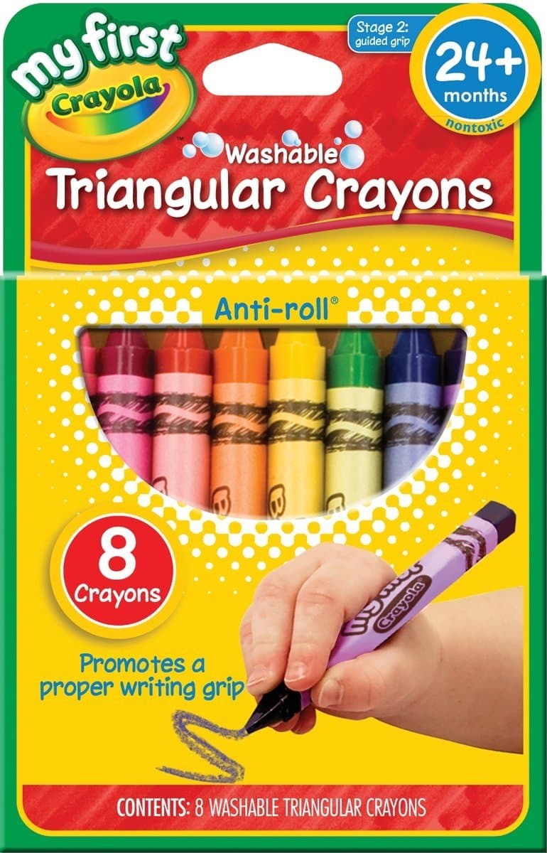 Crayola My First Crayola Triangular Crayons 8ct