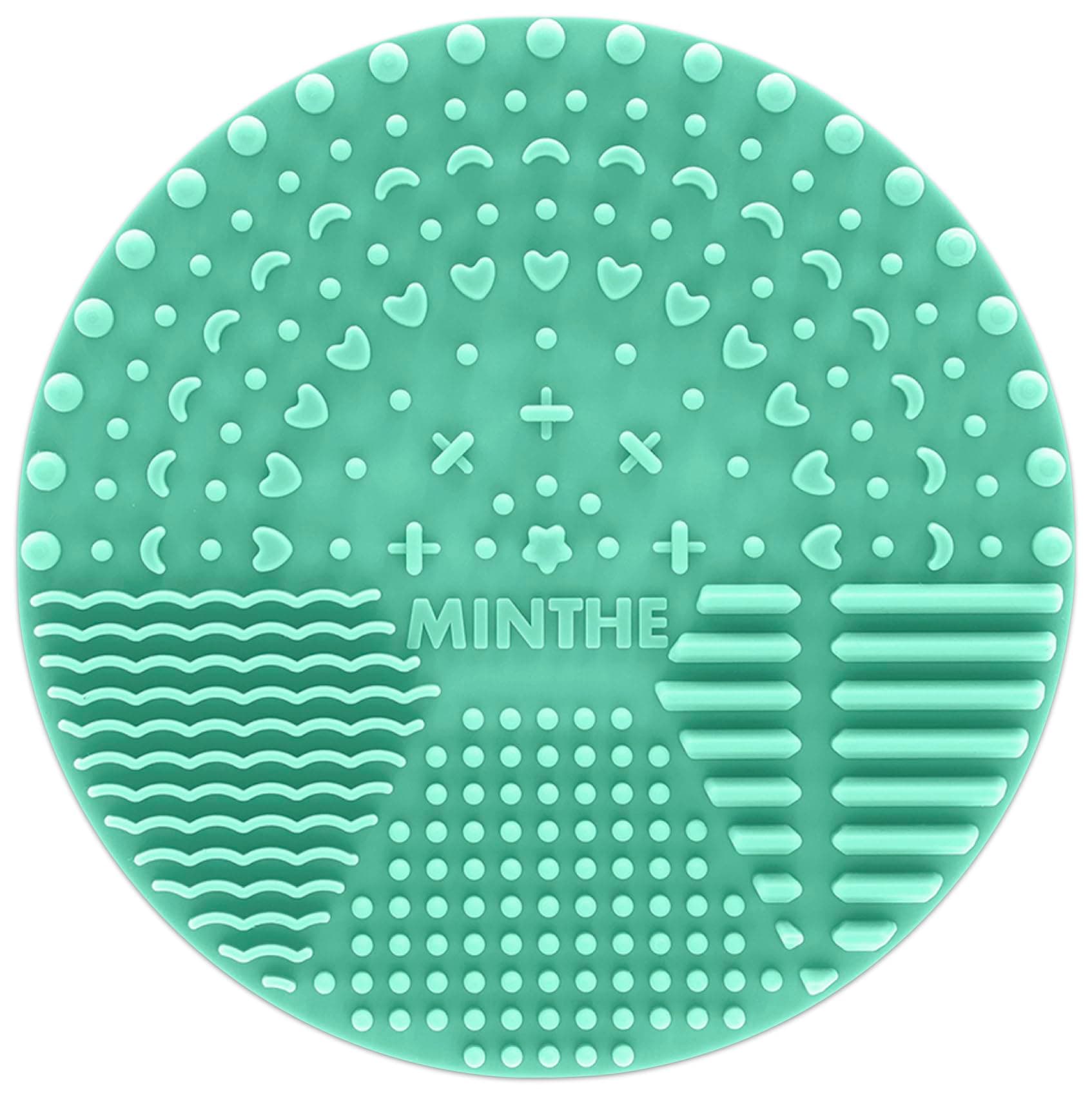 MINTHE™ Makeup Brush Cleaner Mat | 2 Pack | Silicone Make up Cleaning Pad