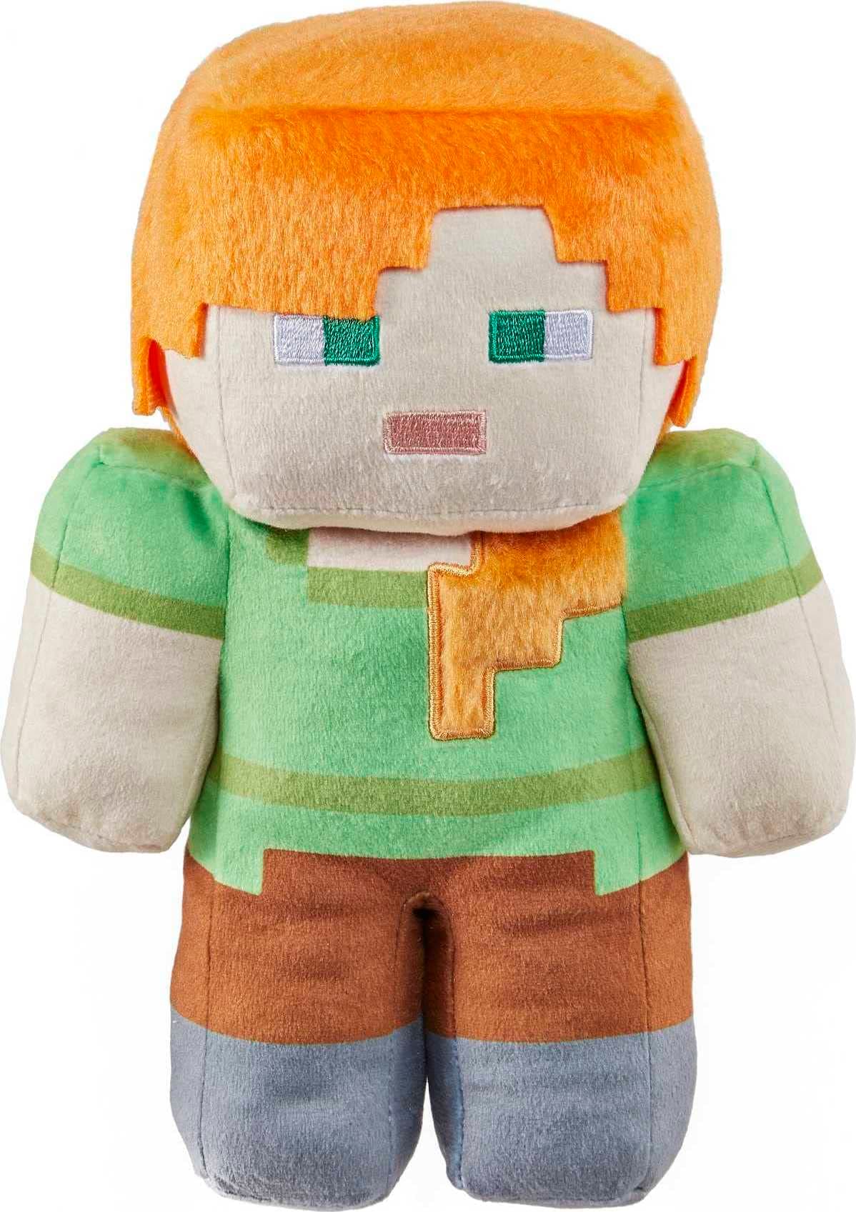 Mattel Minecraft Basic Plush Toy, Alex Soft Doll, 8-inch Collectible Inspired by a Fan-Favorite Character from the Video Game