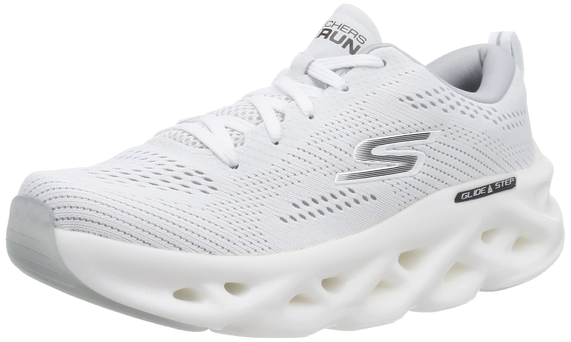 SkechersGorun Glide-step Swirl Tech - Max Cushioning Athletic Workout Running Walking Shoes mens Sneaker