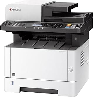 1102PJ2US0 ECOSYS P2135dn Black & White Network Printer, Fast Output Speed of 37 Pages per Minute, Warm Up Time 16.5 seconds or less from main power on and sleep, First Page Out 8 seconds or l