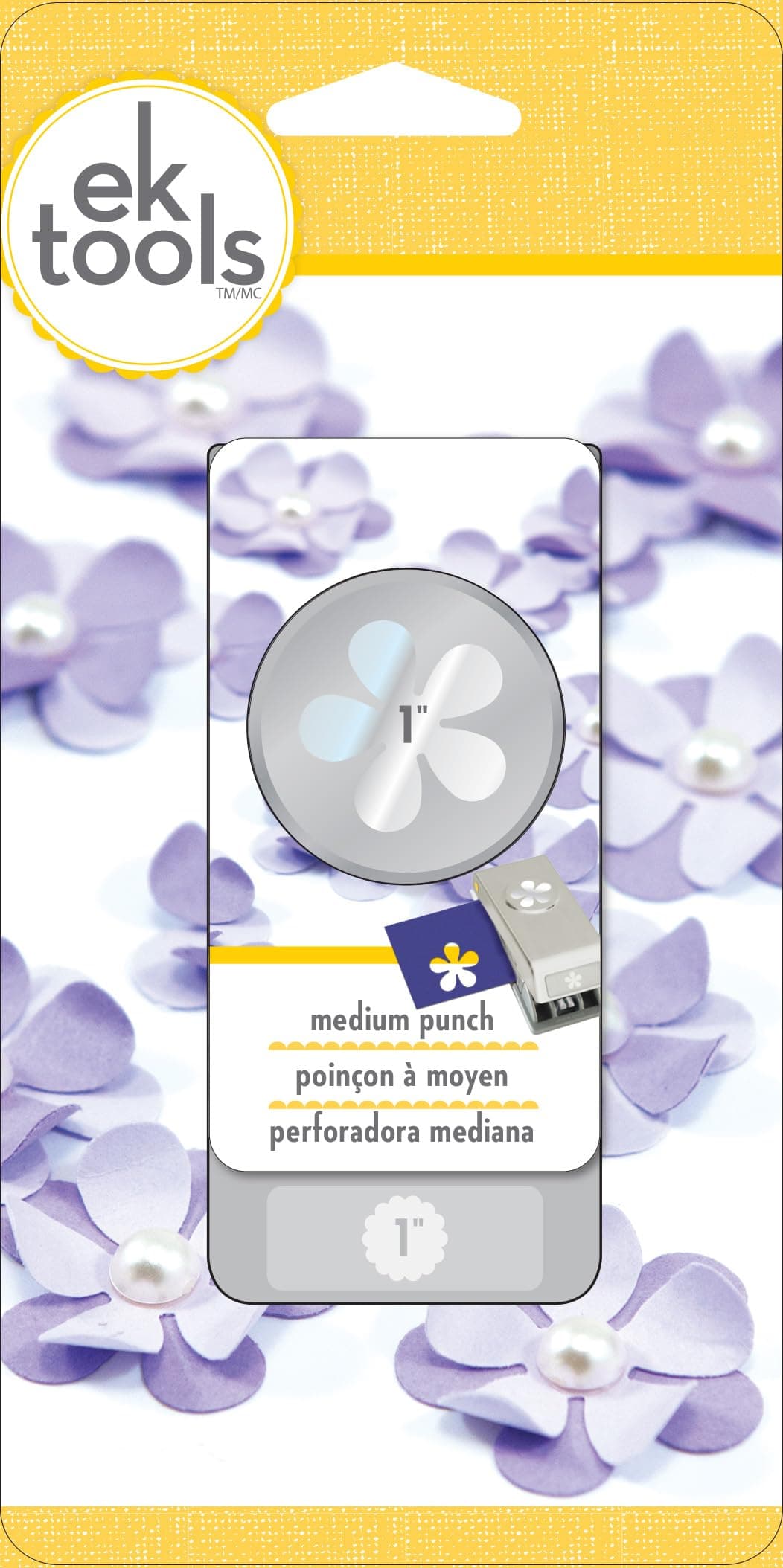 Paper Punch, Retro Flower, New Package