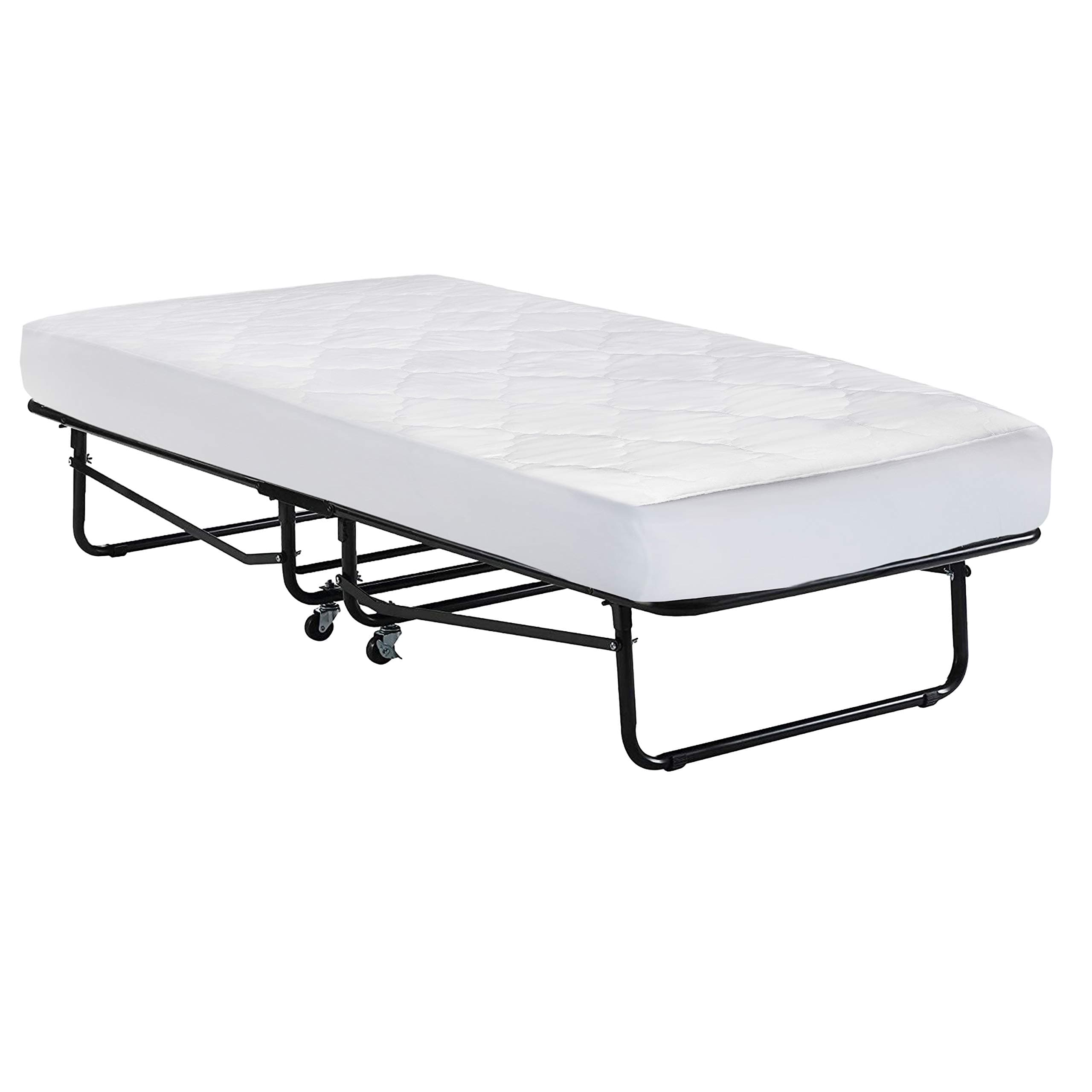 Micropuff Fitted Mattress Pad - Cot Size 33” (33" x 75") Mattress Pad - Soft and Comfortable Fitted Mattress Protector - Mattress Cover Stretches up 12 to 15 Inches Deep - Easy to Wash