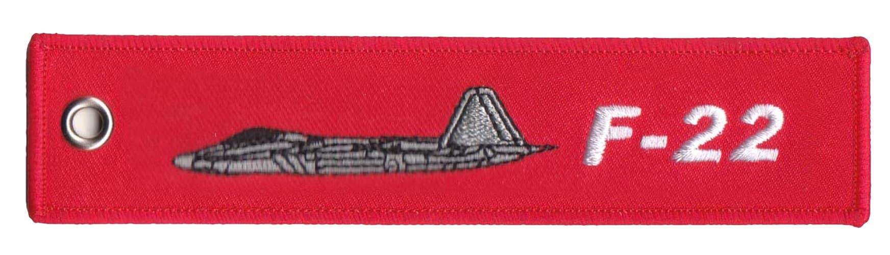 Weaponz OnlineF-22 Aircraft Remove Before Flight Key Chain Baggage Luggage Tag