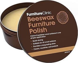 Clear Beeswax Polish for Wood & Furniture - 200ml - Natural Beeswax for All Types and Colours - Wood Furniture Polish to Protect & Enhance Any Wooden Surface